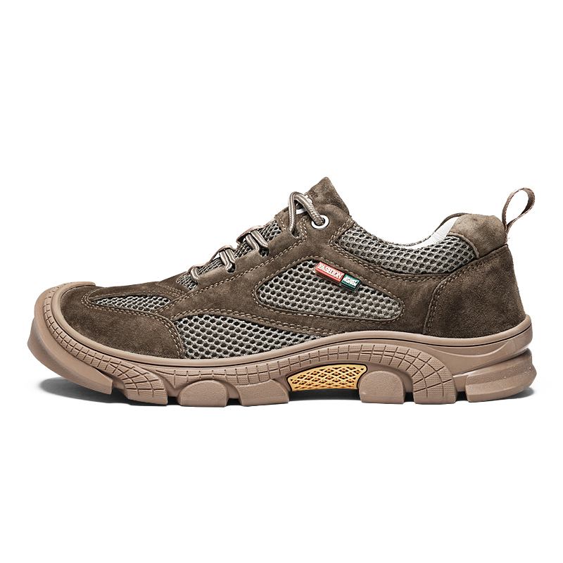 Män Outdoor Mesh Mocka Andas Casual Vandringsskor