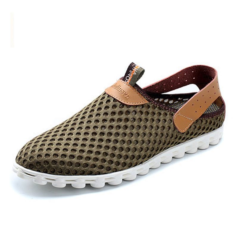Us Storlek 6.5-11 Atletiska Skor Med Andasfunktion Slip On Outdoor Sports Sneaker Skor