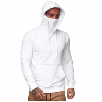 Enfärgad Tröja I Enfärgad Fleece För Män