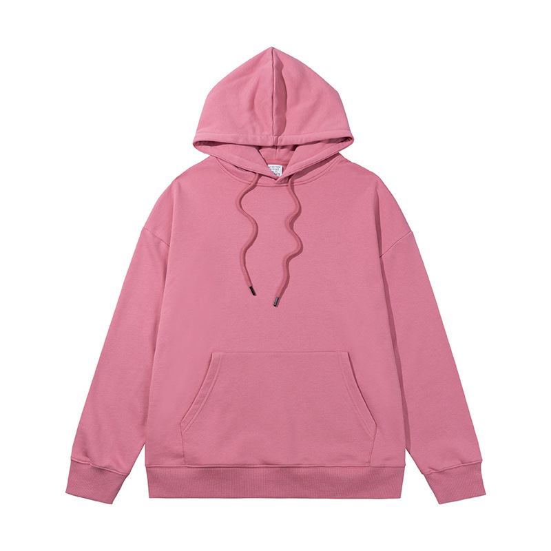 Heavy Terry Loose Hooded Enfärgad Tröja För Män Och Kvinnor