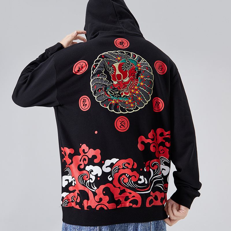 Hip-hop Loose Plus Size Pullover Hoodie Tröja