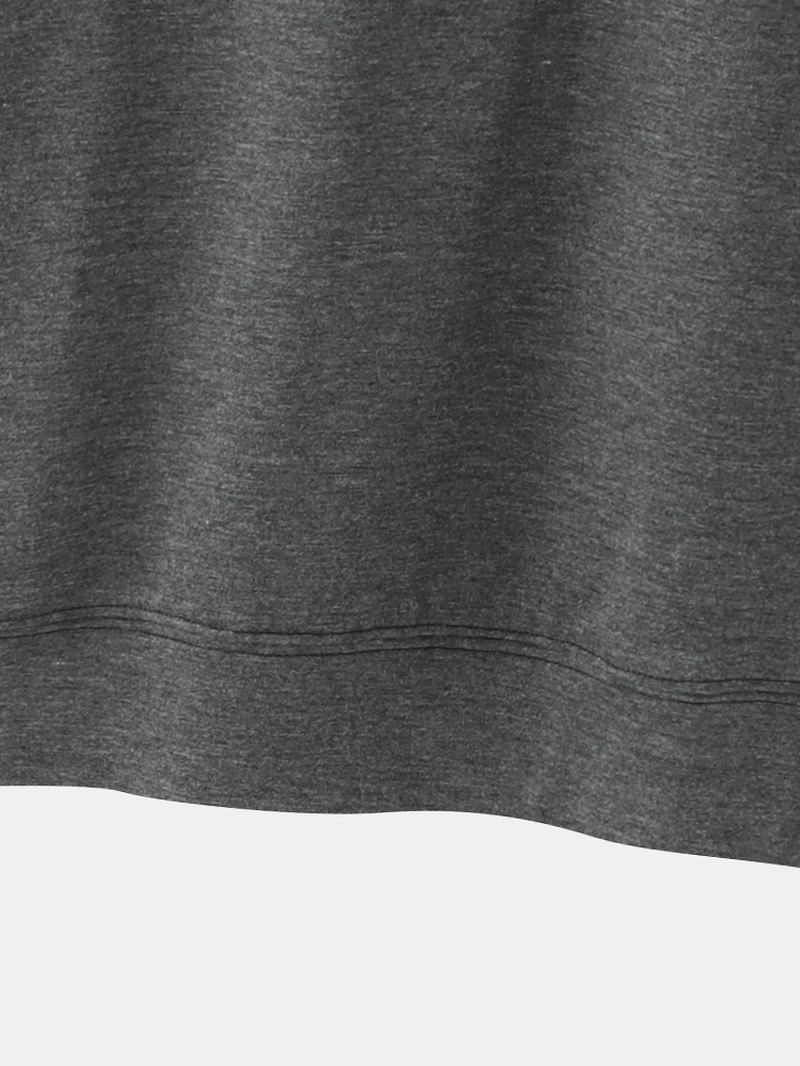 Kvinnor Letter Slogan Tryckt O-hals Raglan Sleeve Enkla Sweatshirts