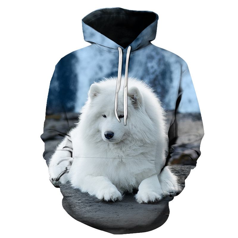 Snabbförsäljning Utrikeshandel Fox Wolf 3d Digital Med Tryck Trend Herrtröja Tillverkare Direkt Stöd Till Kartanpassning