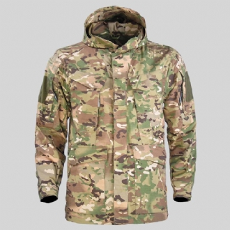 Tactical Windbreaker Mellanlång Herrjacka Vattentät