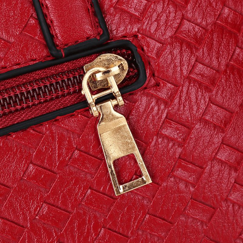 3st/set Kvinnor Läderväska Handväska Shoulder Messenger Crossbody Bag