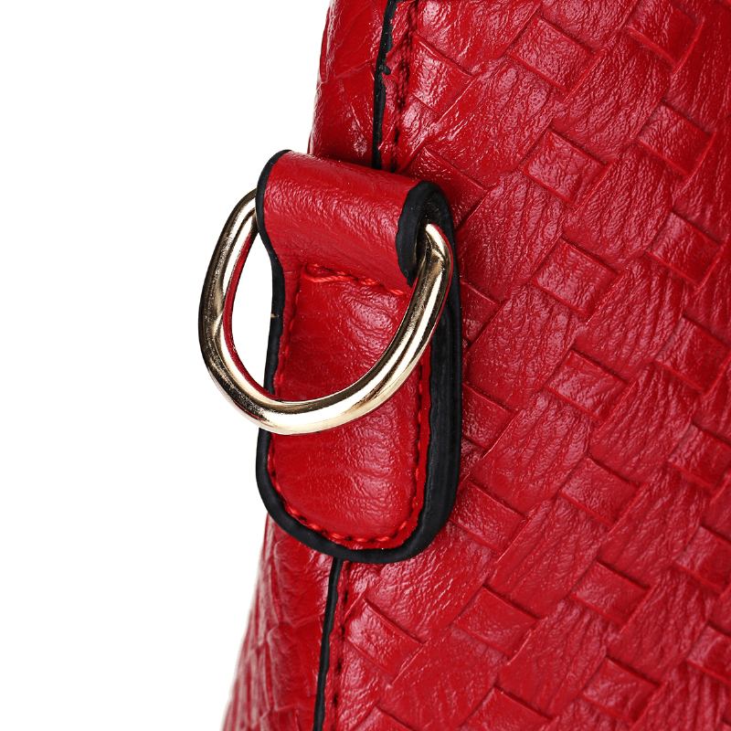 3st/set Kvinnor Läderväska Handväska Shoulder Messenger Crossbody Bag