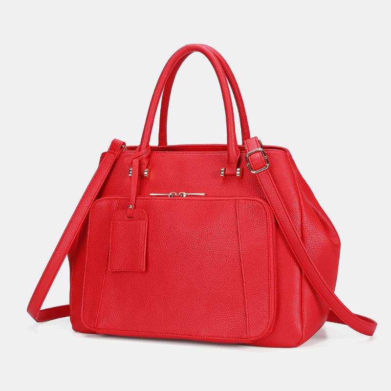 Damdesign Solid Handväska Multifunktion Crossbody Bag Modeväska
