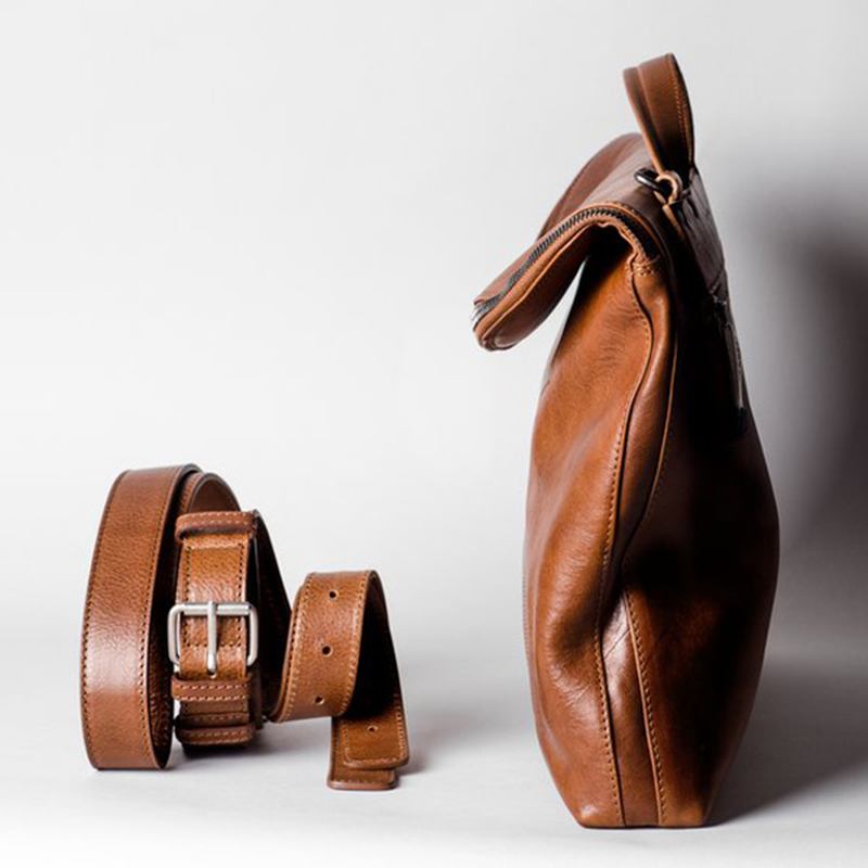 Handväska För Män Casual Multifunktion Hopfällbar Solid Crossbody-väska Business-väska