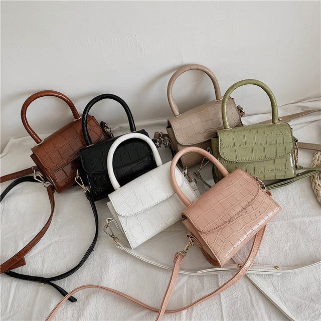 Krokodilmönster Crossbody-väskor För Kvinnor