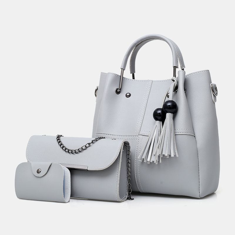 Kvinnor 3st Tofs Multi-function Handväska Crossbody Bag