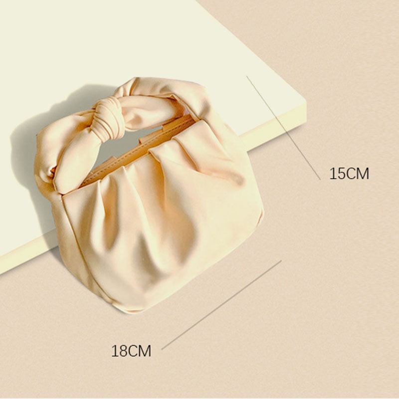 Kvinnor Bow Pouch Solid Casual Handväska Axelväska