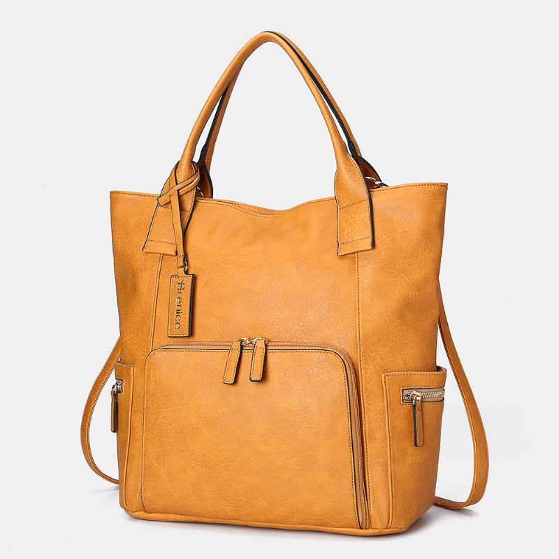 Kvinnor Multifunktion Large Capacity Crossbody Bag Ryggsäck Handväska