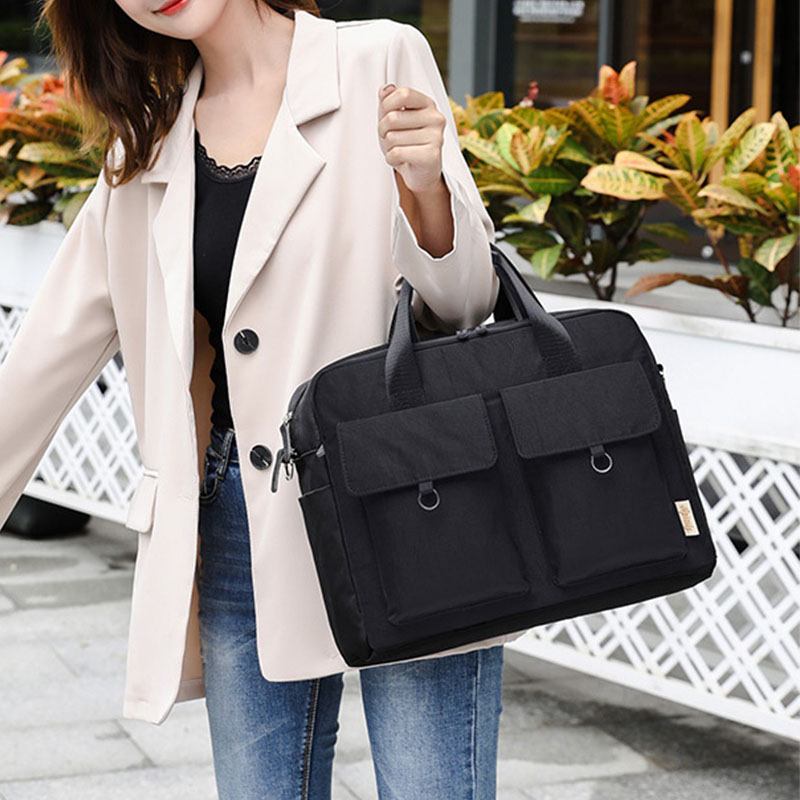 Kvinnor Oxford Multifunktions Handväska Med Stor Kapacitet Casual Axelväska Crossbody-väskor