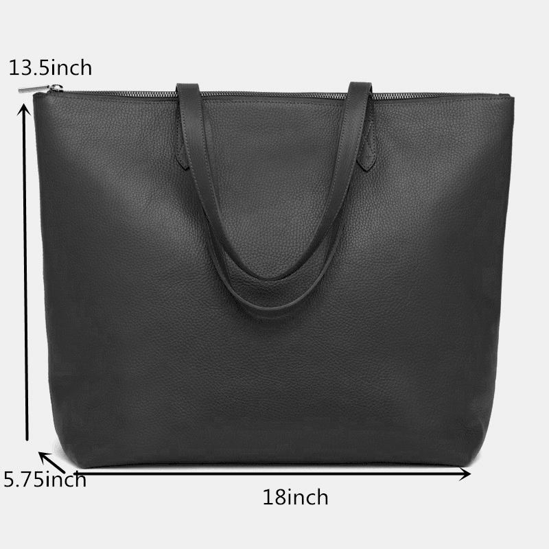 Kvinnor Pu-lädernyckelring Multi-pocket Laptopväska Med Stor Kapacitet Portfölj Business Handväska