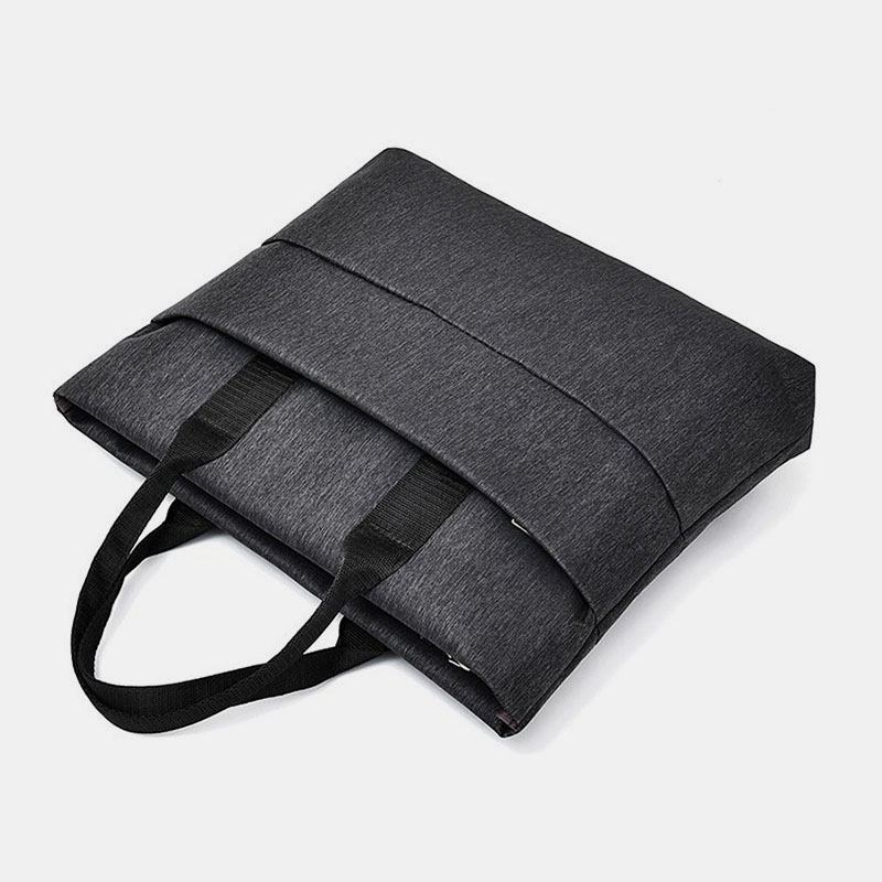 Män Canvas Multi-layer Casual Business Outdoor Portable 13.3 Tums Bärbar Datorväska Handväska
