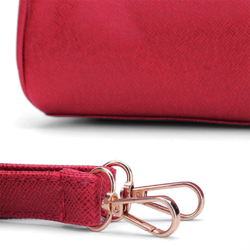 Pu Messenger Bag Handväska Axelväska Tote Bag Crossbody Bag