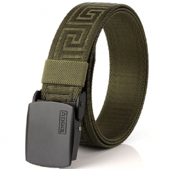 125 cm Män Automatiskt Spänne Militärt Nylonbälte Army Taktiskt Hållbart Midjeband