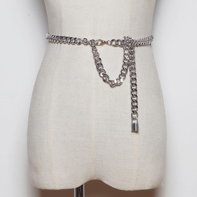 Bälte Chain Butterfly Dekoration Punk Midja Chain Byxor Chain