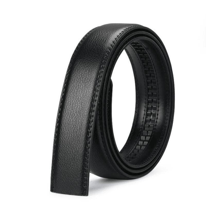 Bälte Mäns Bälte Läder Automatiskt Spänne 3.5 cm Bälte Body Business Casual Medelålders Ungdomsbyxor