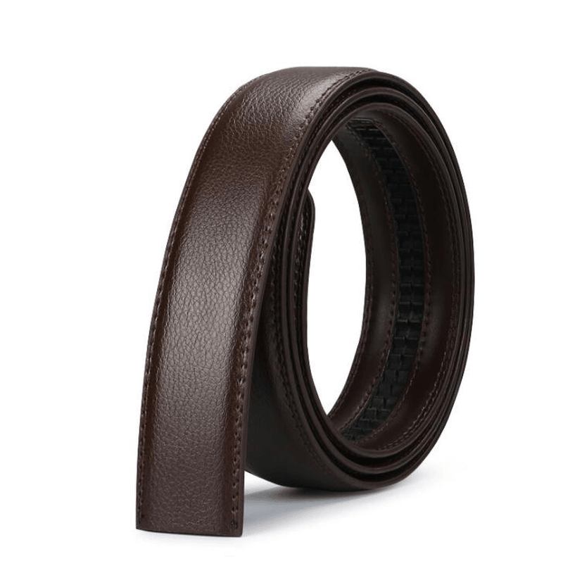 Bälte Mäns Bälte Läder Automatiskt Spänne 3.5 cm Bälte Body Business Casual Medelålders Ungdomsbyxor