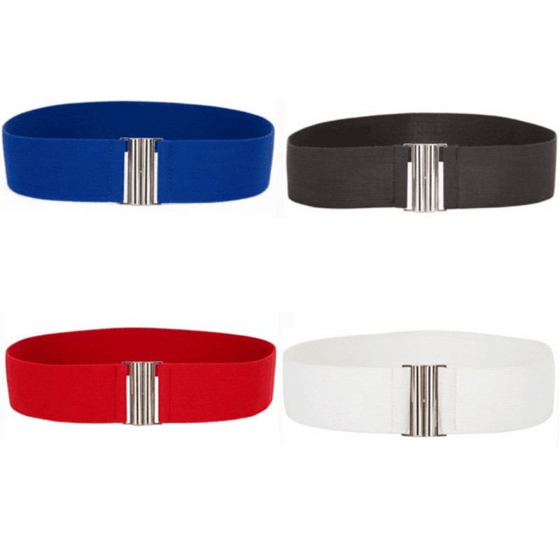 Elastiskt Midjeband För Kvinnor Mode Elastiskt Brett Bälte