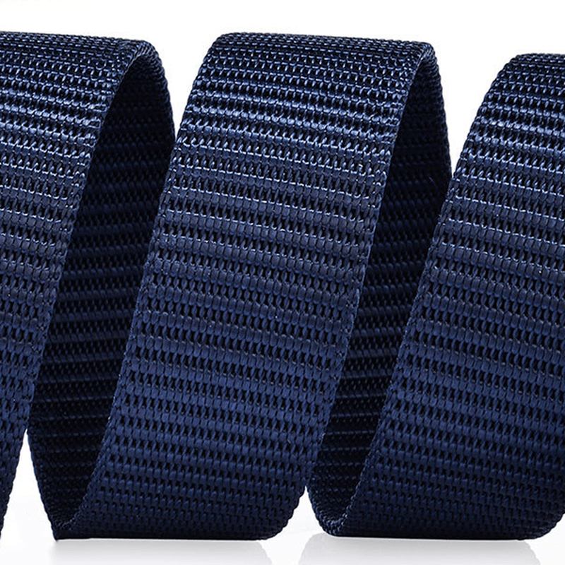 Herr 118cm Automatiskt Spänne Nylonbälte Sports Army Tactical Pants Strap