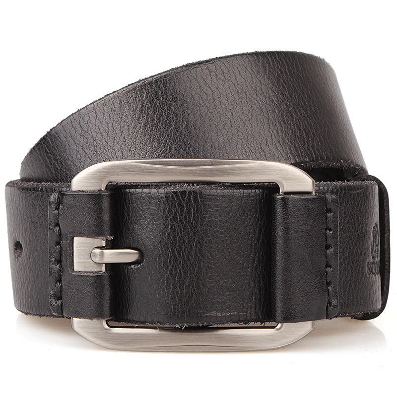 Herrbälte I Äkta Läder Casual Midjeband Midjerem Pin Retro-bälte