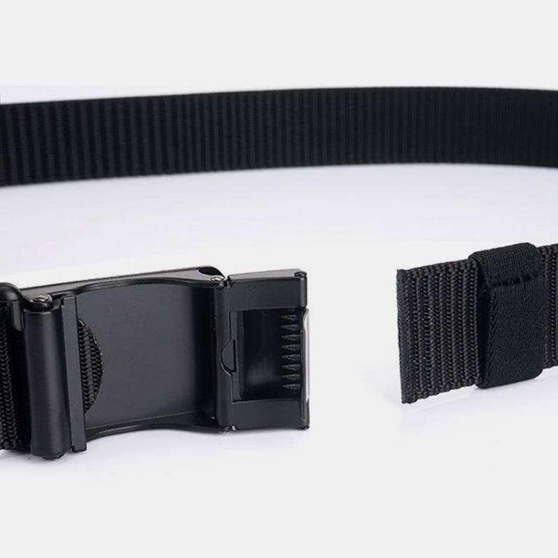 Män Vävd Nylon 120 cm Bilmönster Automatiskt Spänne Slitstarkt Andningsbart Business Casual-bälten