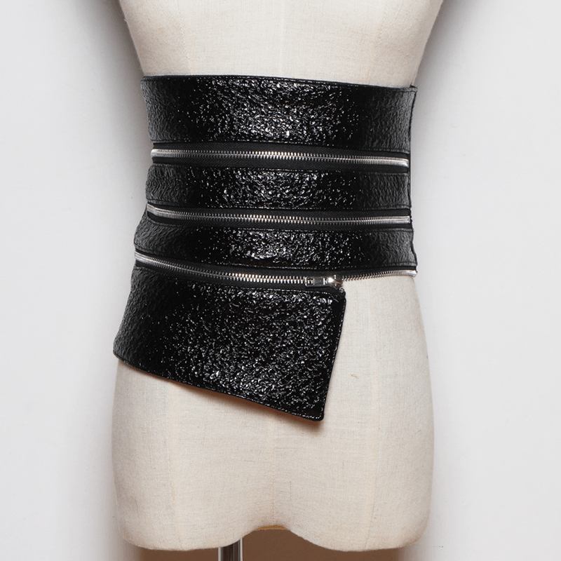White Fairy Line Med Mesh-kjol Multi-level Dragkedja I Midjan
