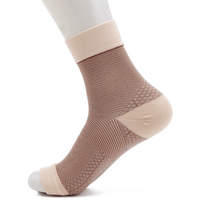 1 Par Herr Plantar Fasciitis Kompressionsstrumpor Fot