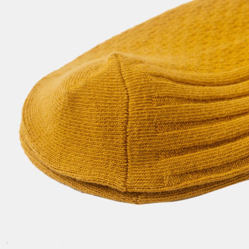 10 Par Herr Bomull Jacquard Casual Deodorant Svettabsorberande Tubstrumpor Som Andas