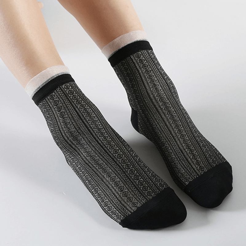 Andningsbar Low Cut Sock Ultra-tunn Mesh Båtstrumpor