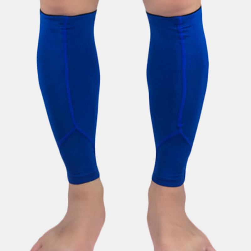 Sport Knäskydd Stickade Andas Silikon Compression Leggings Strumpa Kompressionsstrumpor