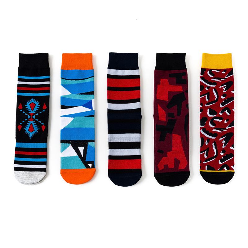 Strumpor Street Män Och Kvinnor Trendiga Märken Casual Strumpor Harajuku Creative Cotton Socks