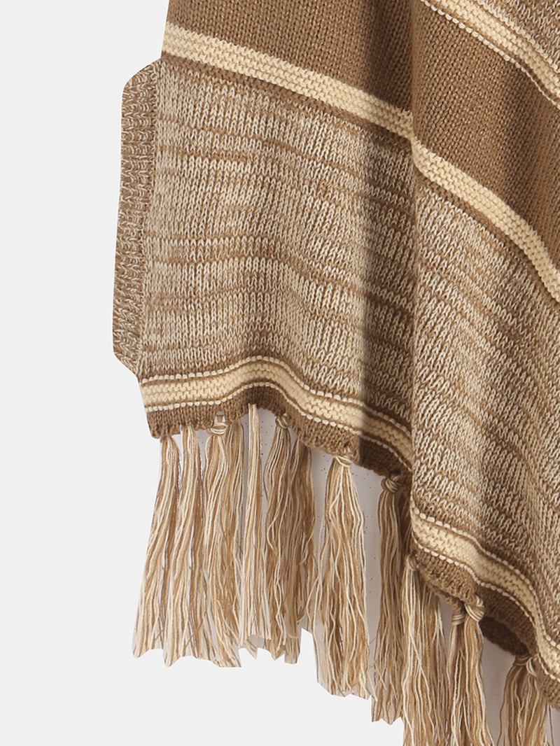Kvinnor Casual Stripe Långärmade Tröjor
