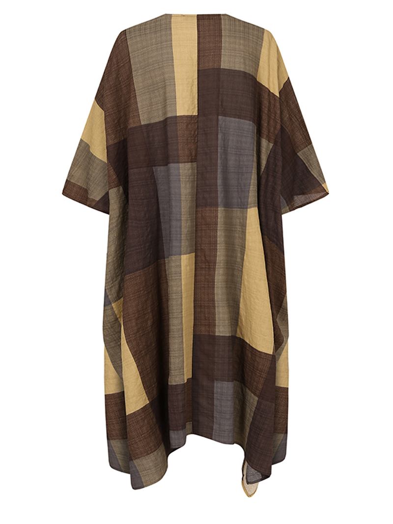 Kvinnor Ruttryck 3/4 Ärm Öppen Front Casual Cardigans