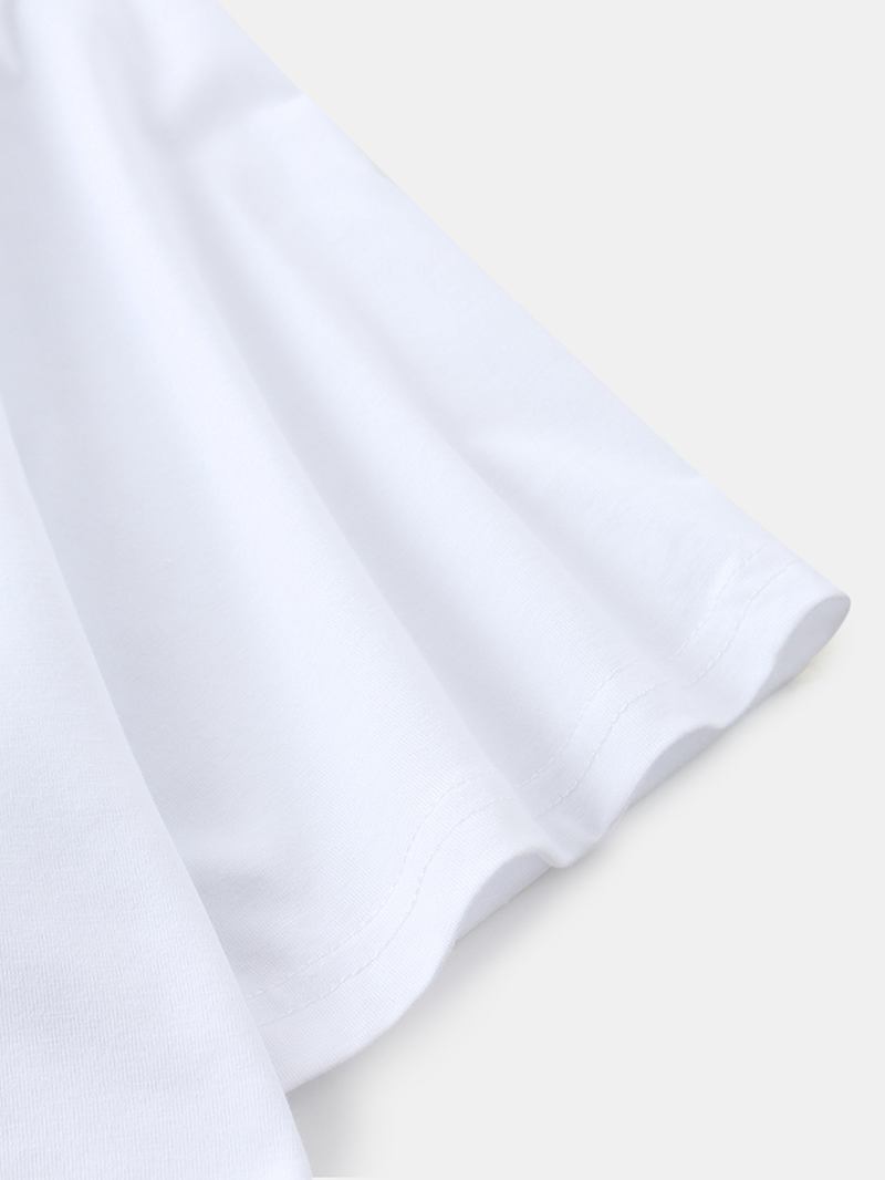 Herr Front Zip Bröstficka Kortärmad Lesure Sport Golf Shirts
