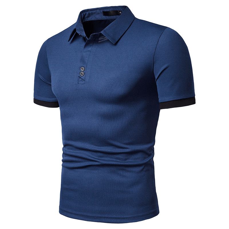 Herr Summer Casual Business Snygga Basgolfskjortor