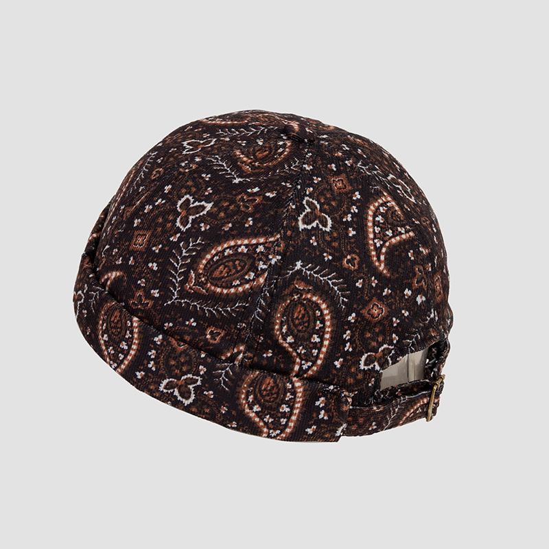 Cashewblomma Vintage Yuppie Melon Läderhatt
