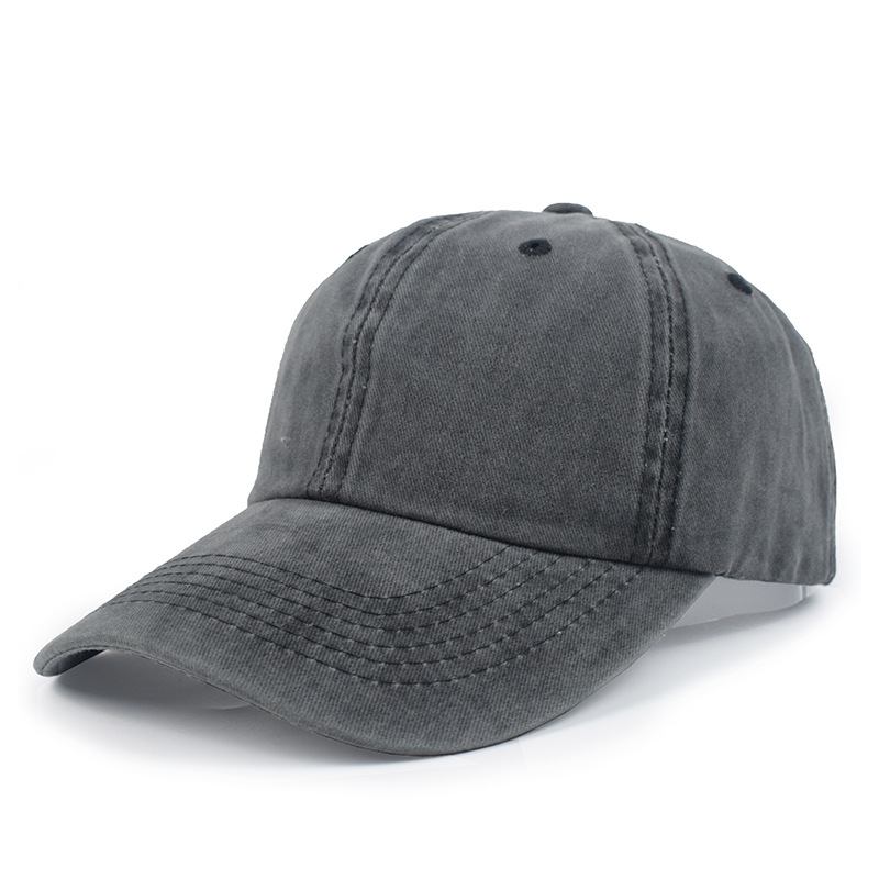 Enfärgad Böjd Brättad Anktunga Gjord Gammal Denimsolhatt