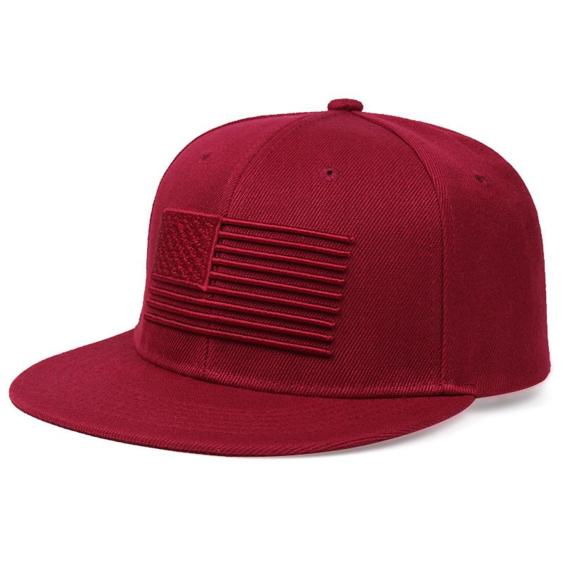 Fritid Utomhus Amerikanska Flaggan Broderi Baseballkepsar Utrikeshandel Hip-hop-hattar Resor För Män Och Kvinnor Solhattar