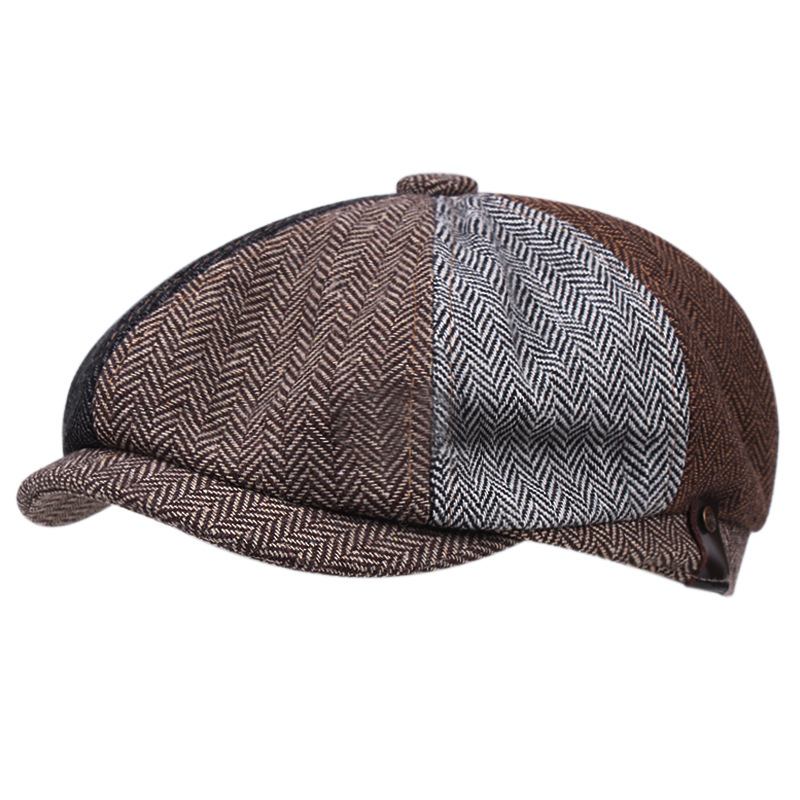 Fritid Utomhus Brittisk Big Head Retro Newsboy Basker
