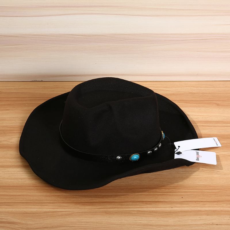 Herr Dam Vintage Woolen Western Cowboy Hat