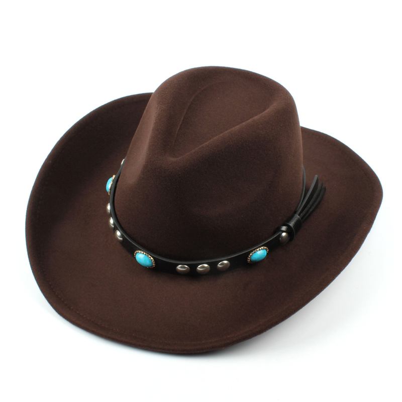 Herr Dam Vintage Woolen Western Cowboy Hat