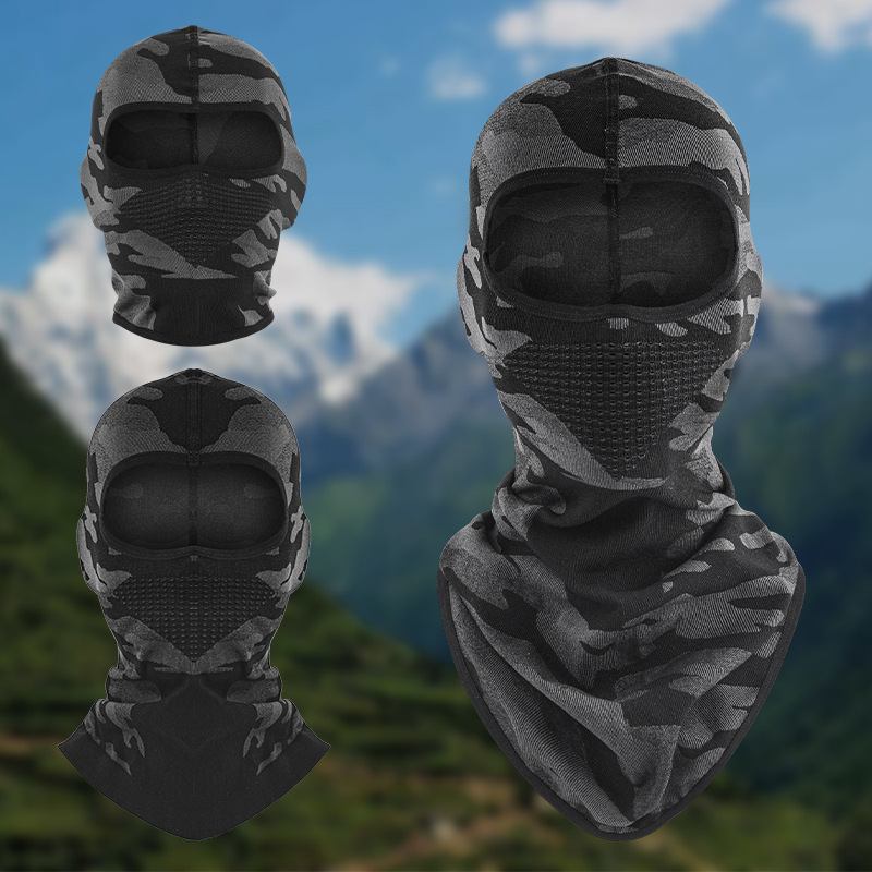 Höst Och Vinter Utomhus Bergsbestigning Och Skidåkning Huvudbonader