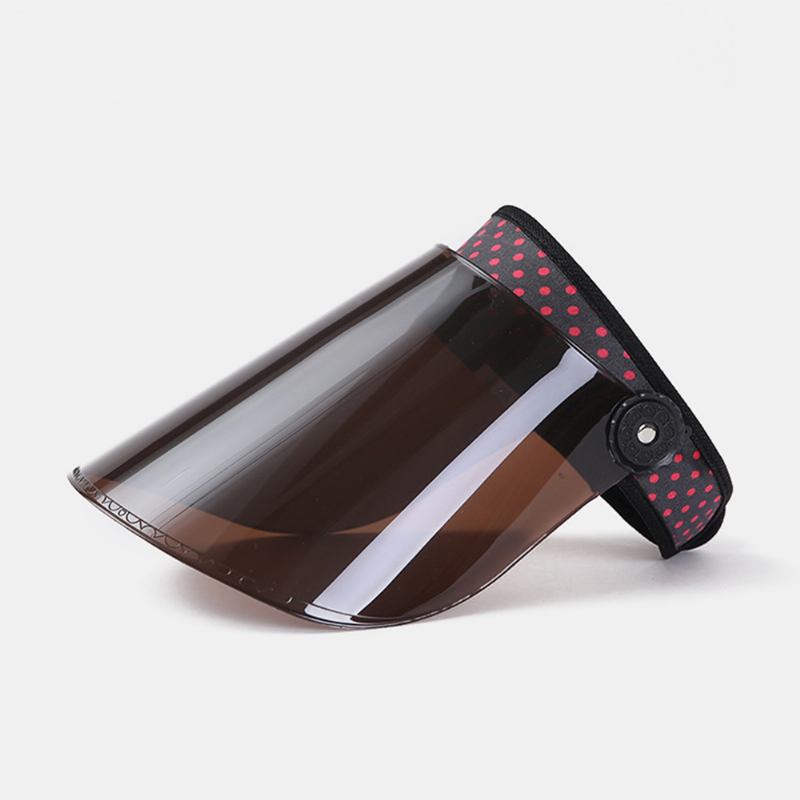Ihålig Justerbar Anti-uv Stor Brätte Cover Face Hat Solhatt Tom Topphatt