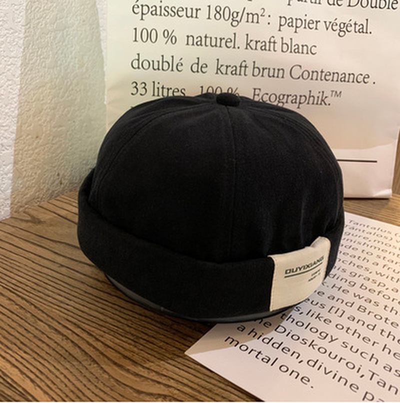 Japansk Brevetikett Melonläderkeps