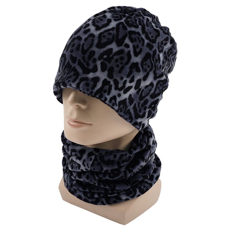 Kragar Europa Och Usa Single Circle Outdoor Pullover Collar Stickad Spiral Hat