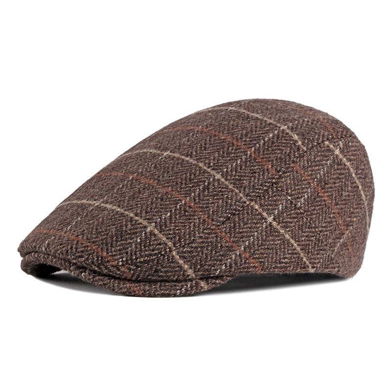 Män British Retro Duck Tide Check Hat