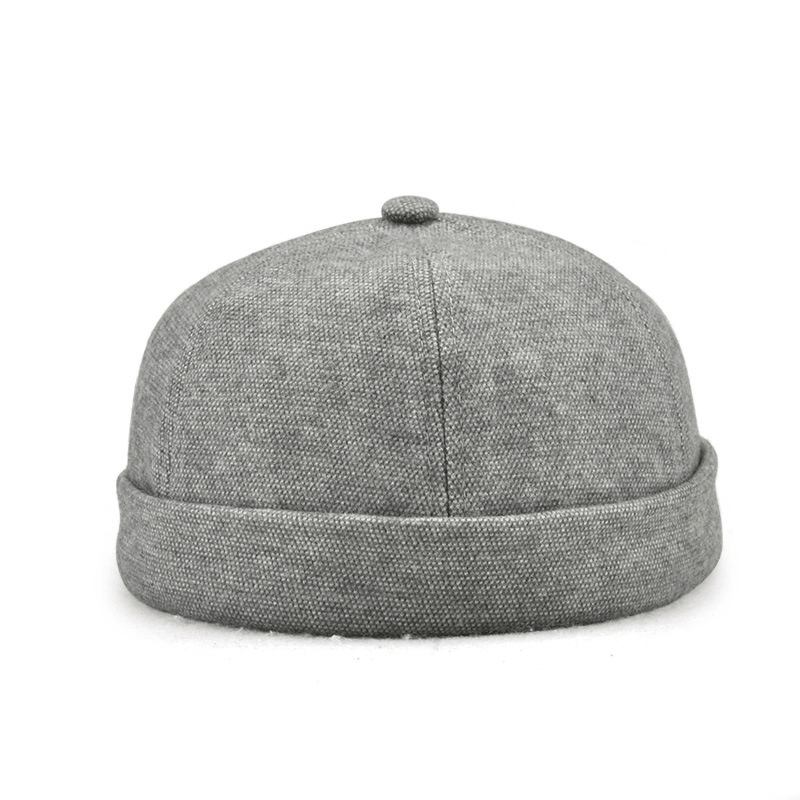 Män Kvinnor Enfärgad Sektion Hatt Hip Hop Hatt Sjömansmössa Båtlösa Hattar I Bomull